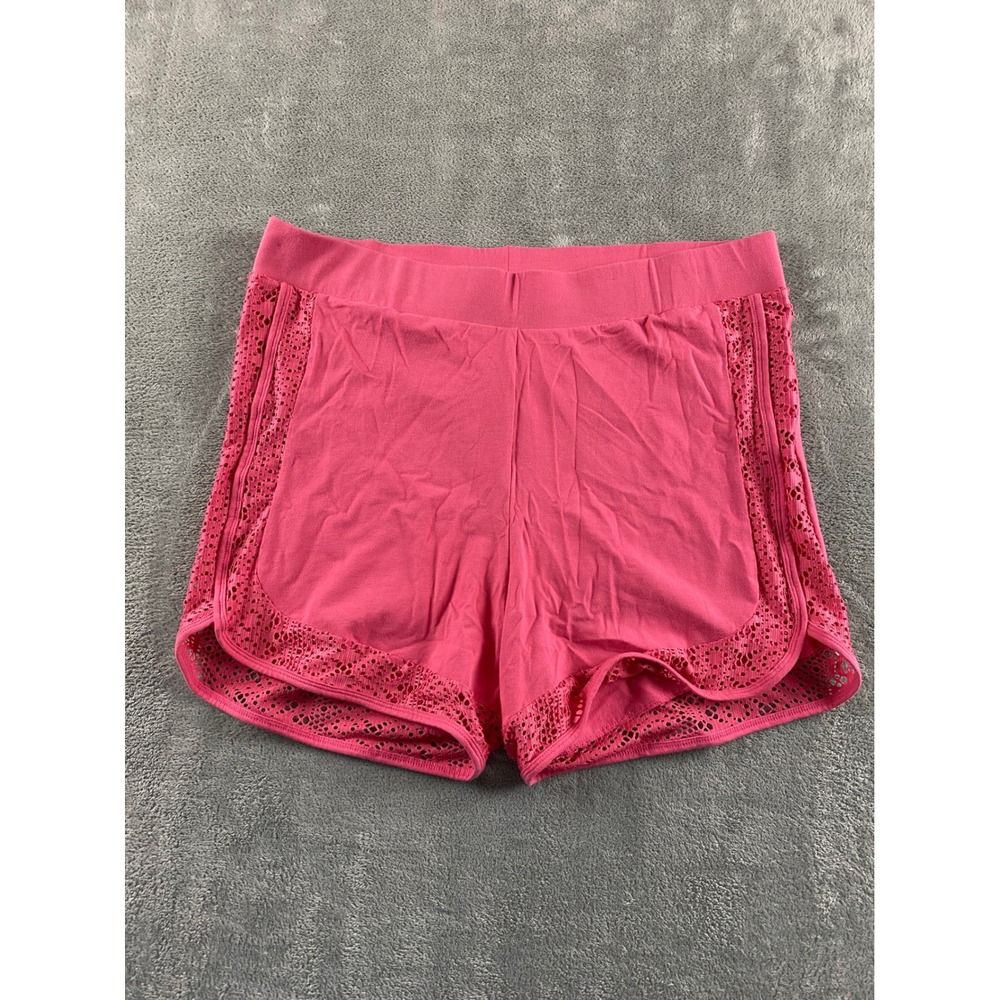 Torrid Pink Eyelet Lace Trim Dolphin‎ Shorts Plus Size 3 Cotton Stretch Lounge